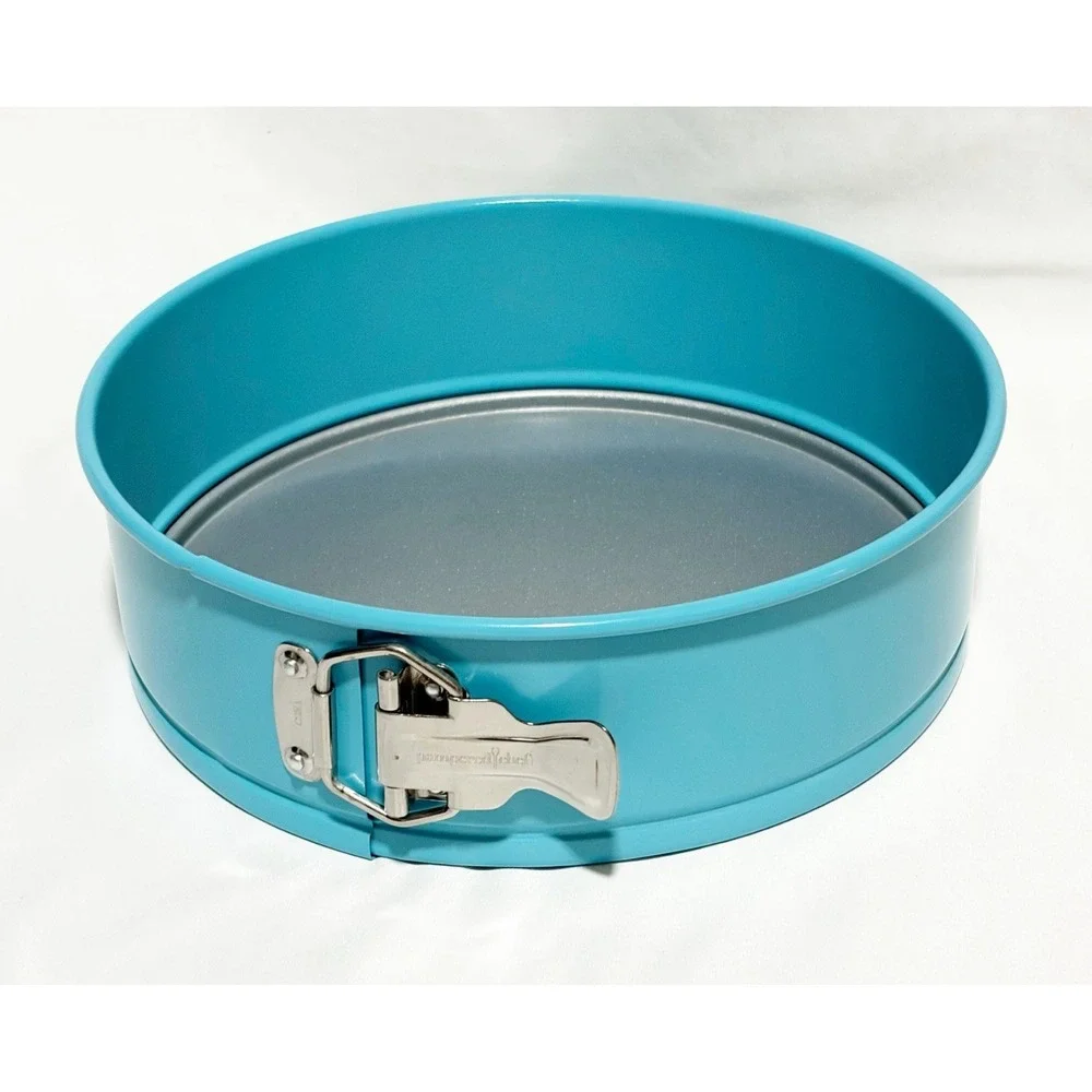 Pampered Chef 9-inch Springform Pan in Teal Blue - Item #100596